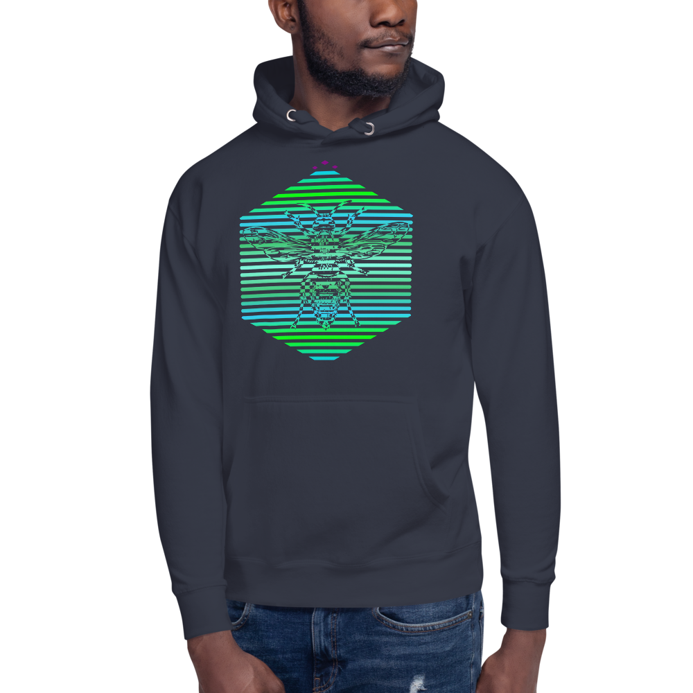 Hornet | Colors On Navy Hoodie