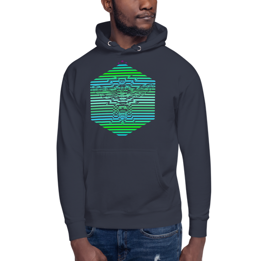 Hornet | Colors On Navy Hoodie