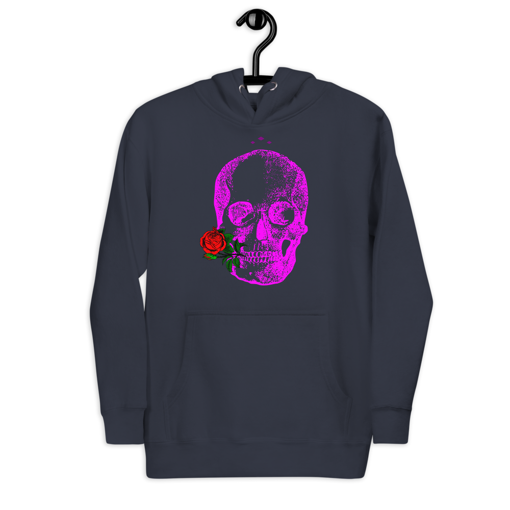 Romance 4Ever | Pink On Navy Hoodie