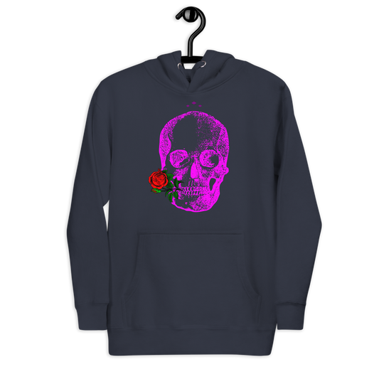 Romance 4Ever | Pink On Navy Hoodie