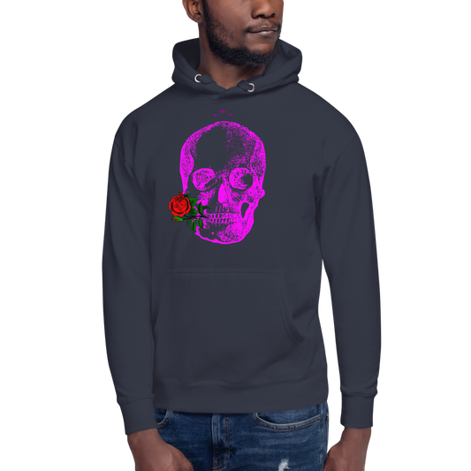 Romance 4Ever | Pink On Navy Hoodie