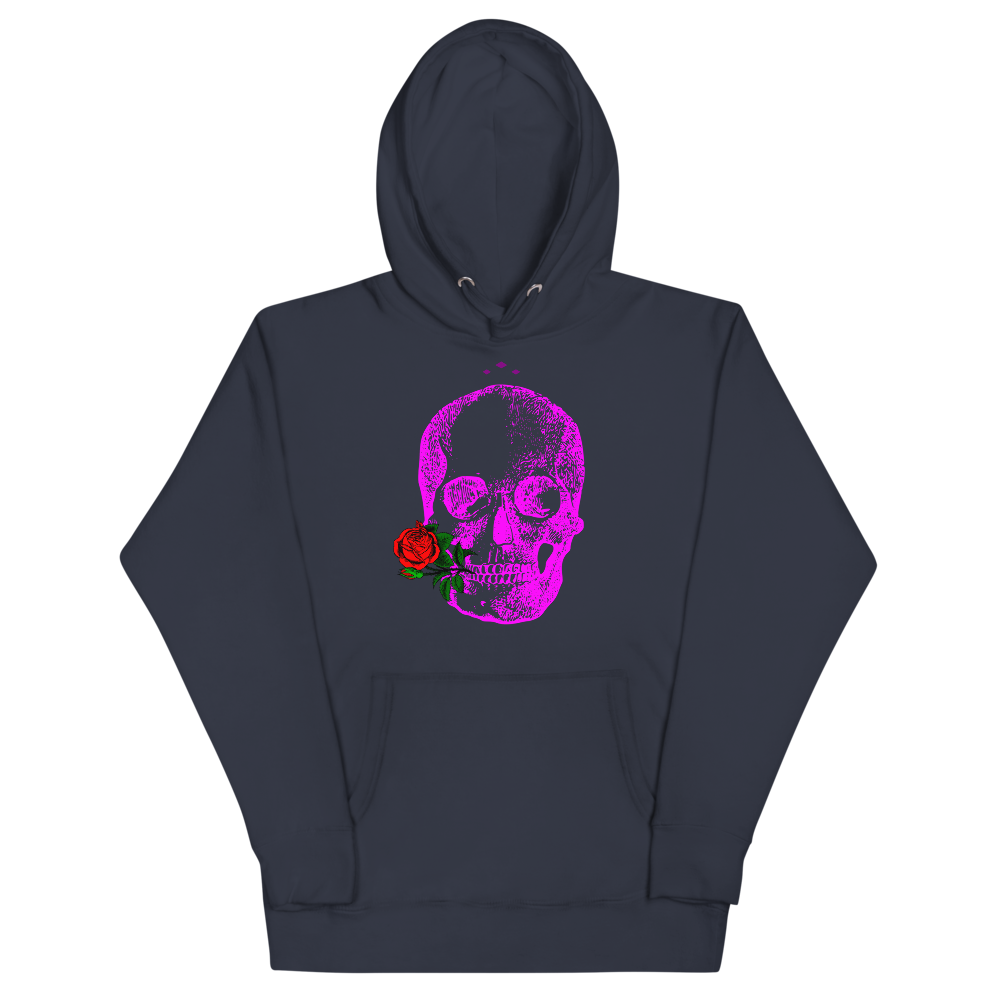 Romance 4Ever | Pink On Navy Hoodie