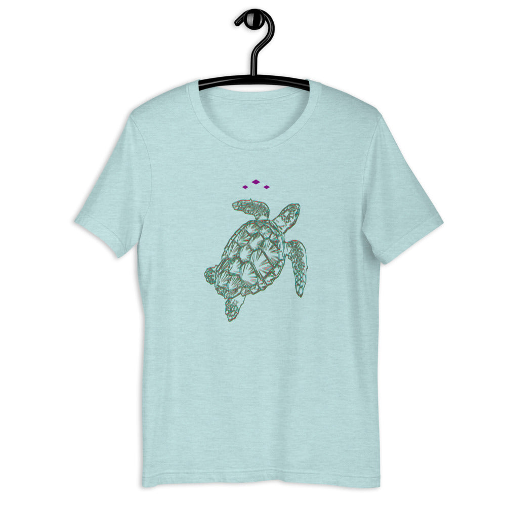 Sea Turtle | Colors On Heather Ice Blue