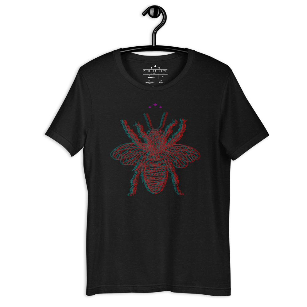 Buzzed Bee | Colors On Black Heather