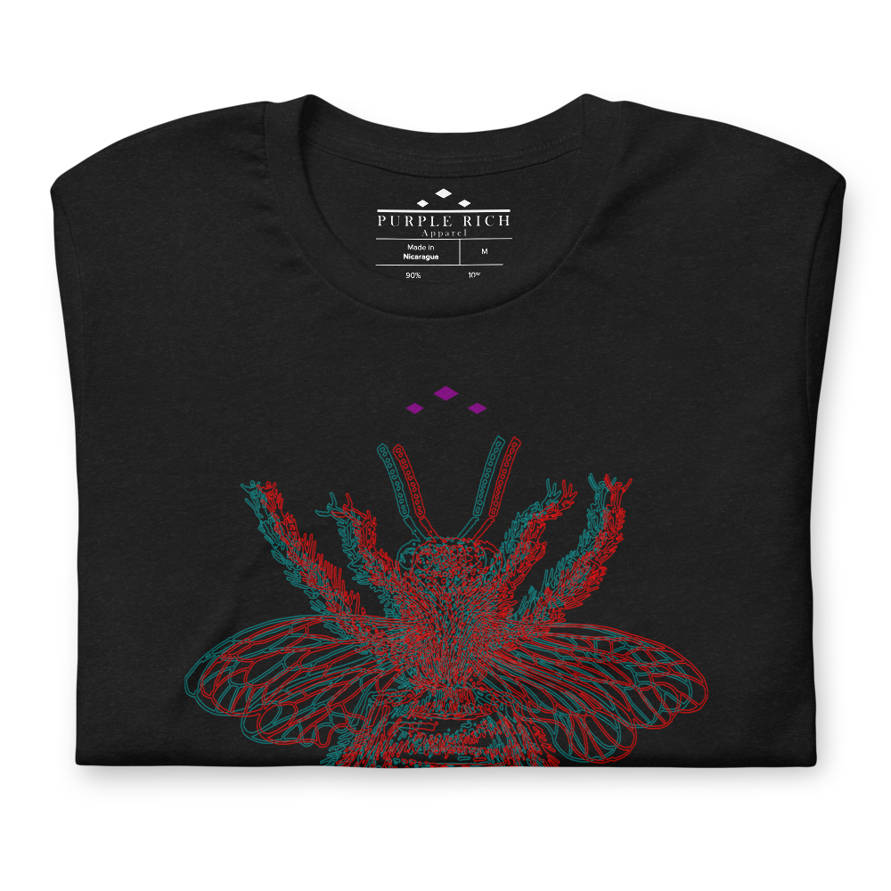 Buzzed Bee | Colors On Black Heather