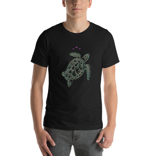 Sea Turtle | Colors On Black Heather