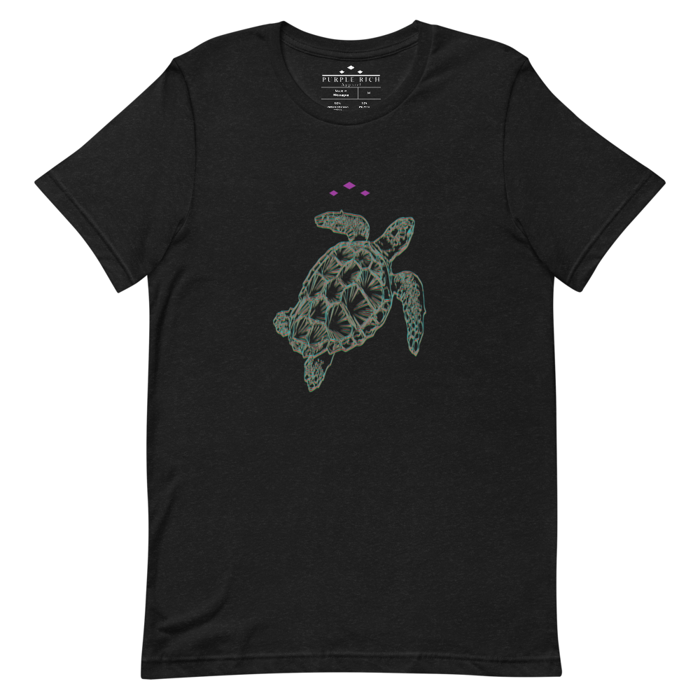 Sea Turtle | Colors On Black Heather