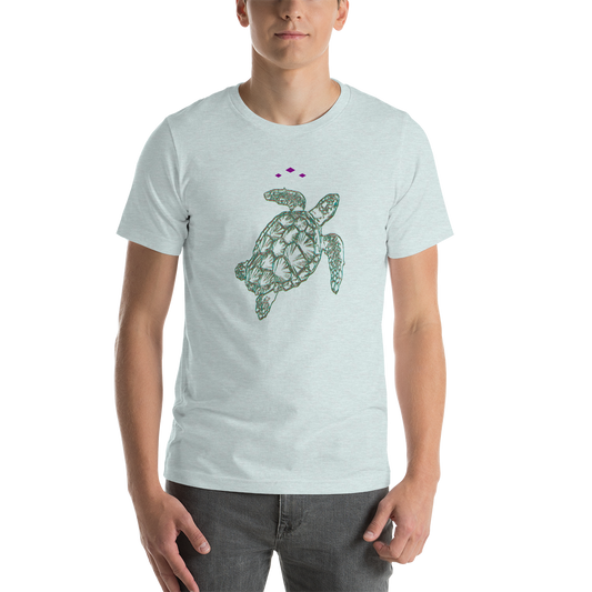 Sea Turtle | Colors On Heather Ice Blue