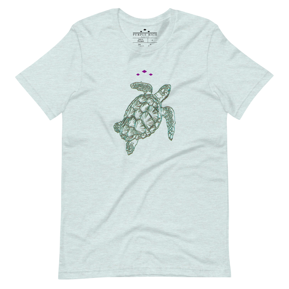 Sea Turtle | Colors On Heather Ice Blue