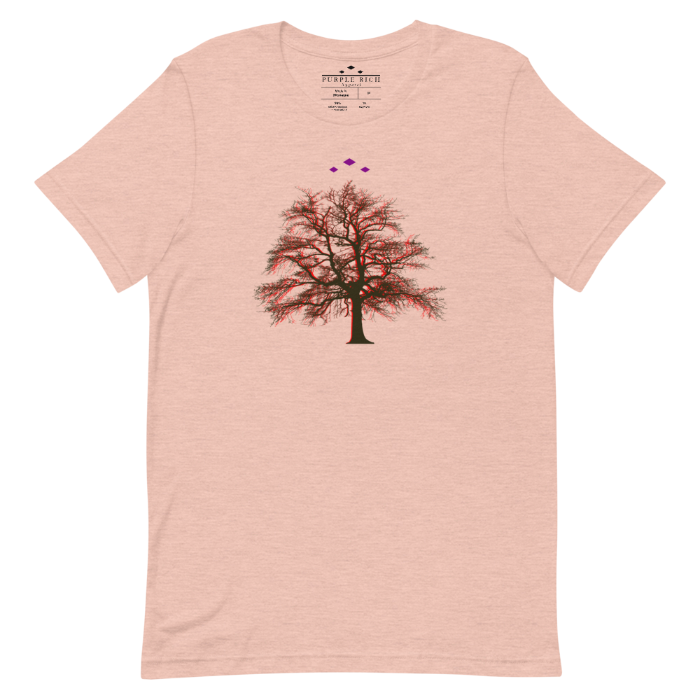 Tree's Light | Red On Heather Peach