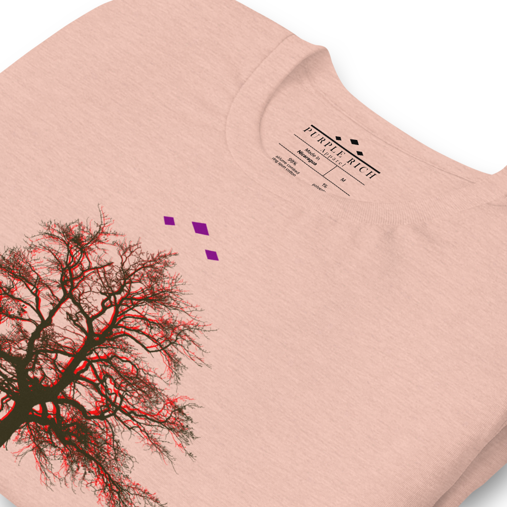 Tree's Light | Red On Heather Peach