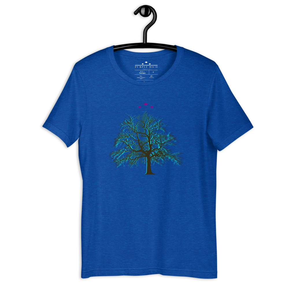 Tree's Light | Aqua On Heather Royal