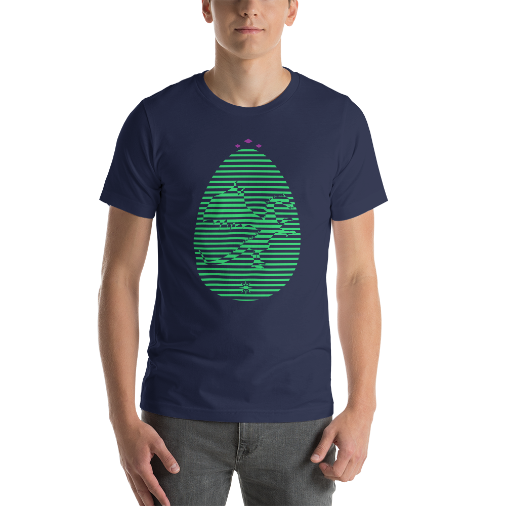 Dragon's Egg | Green On Navy