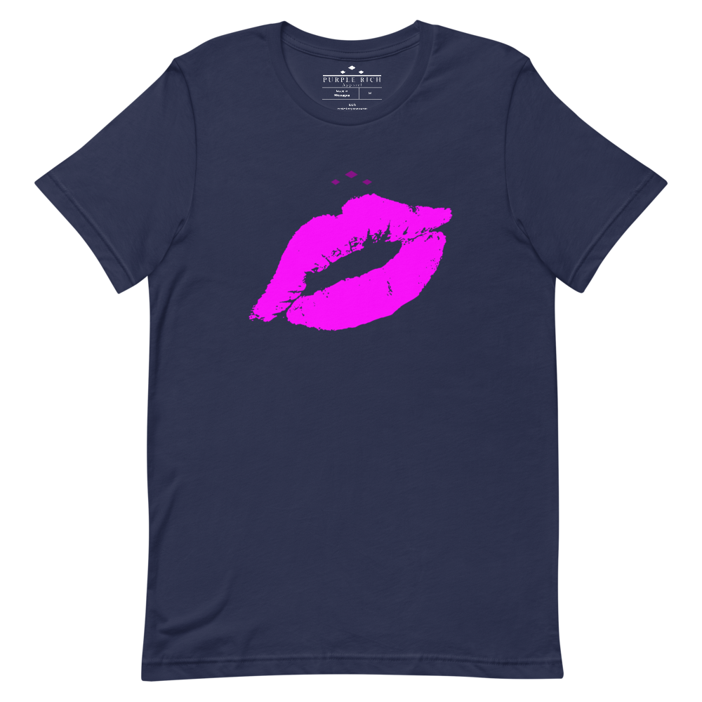 Kiss Me | Pink on Navy