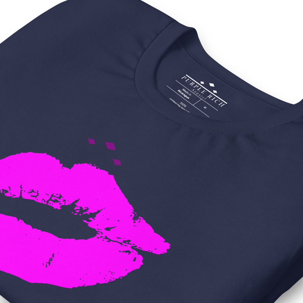 Kiss Me | Pink on Navy