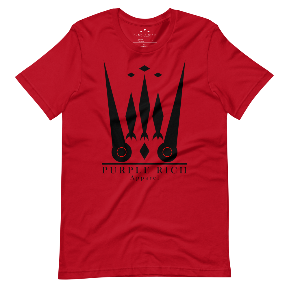 Purple Rich Apparel | Black On Red